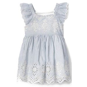 Gap Eyelet Flutter Dress 18-24 months